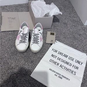 NIB🩷RARE GOLDEN GOOSE PINK SNEAKERS